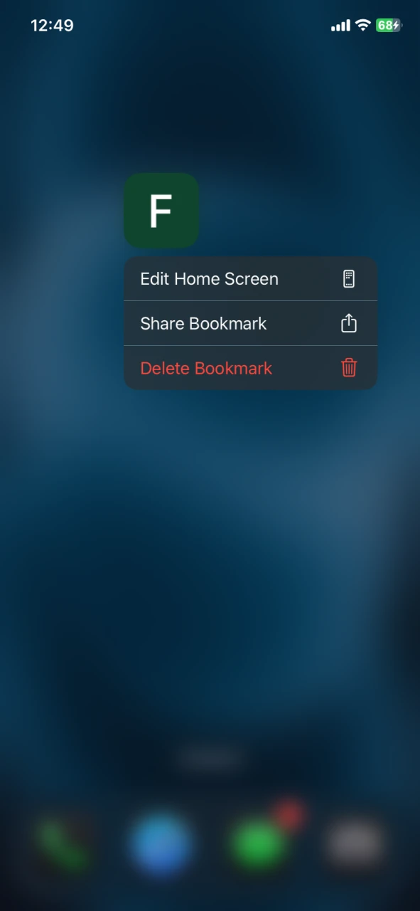 Open the Fairgo app using the appropriate icon.
