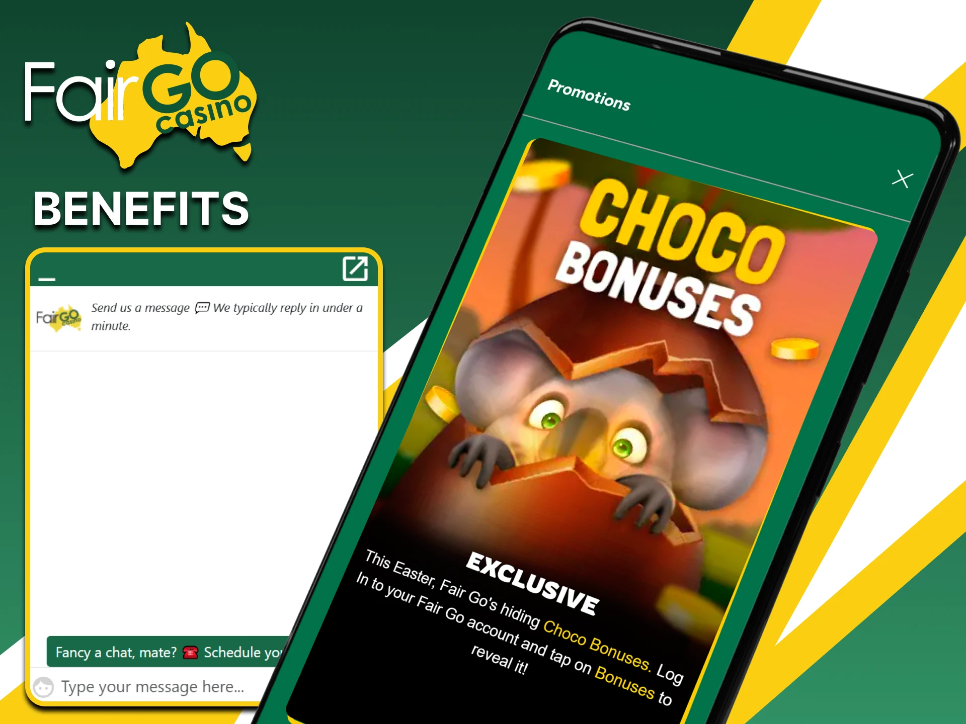 The Fairgo app offers many benefits.