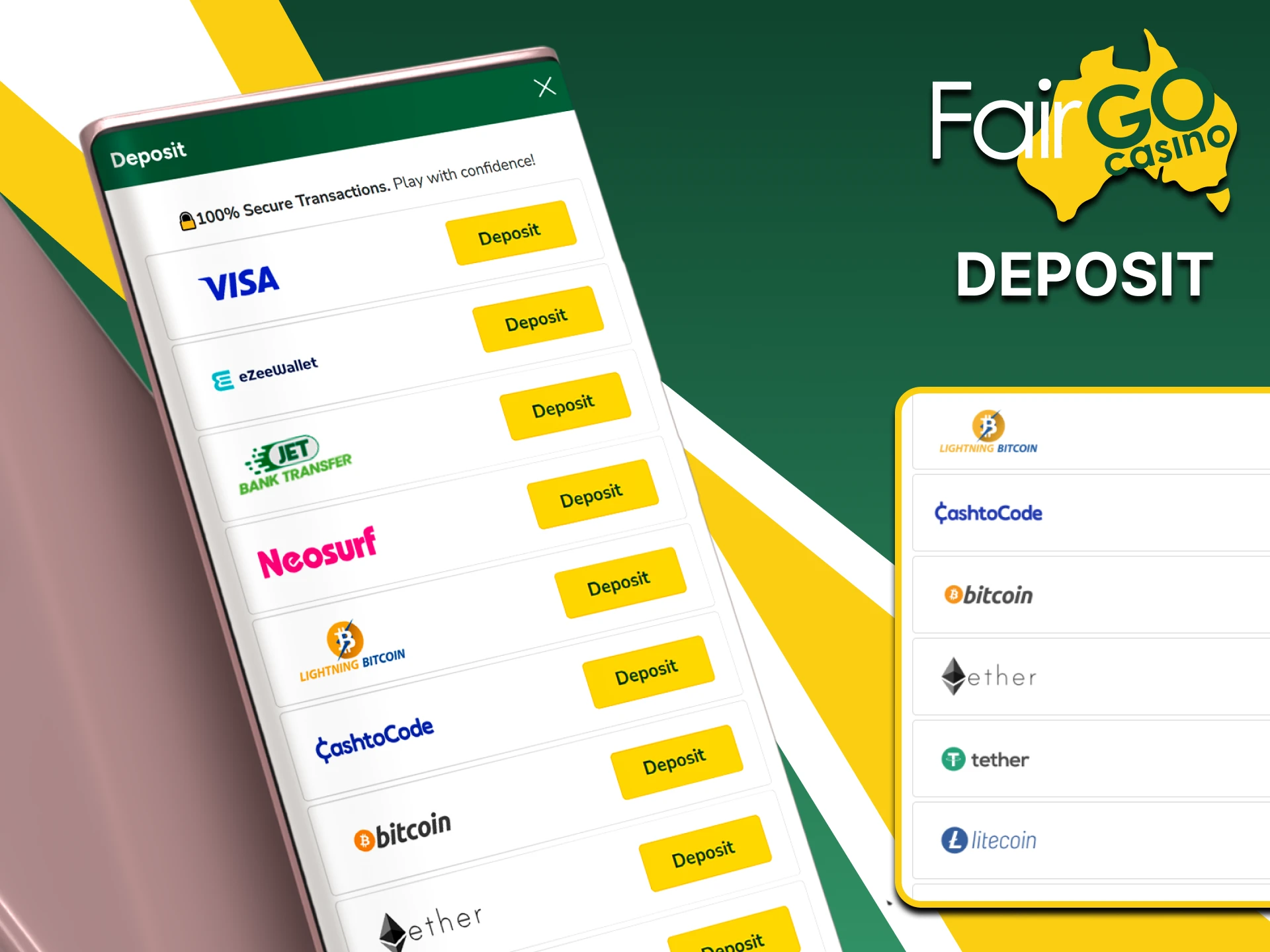 You can top up your deposit in the Fairgo app.