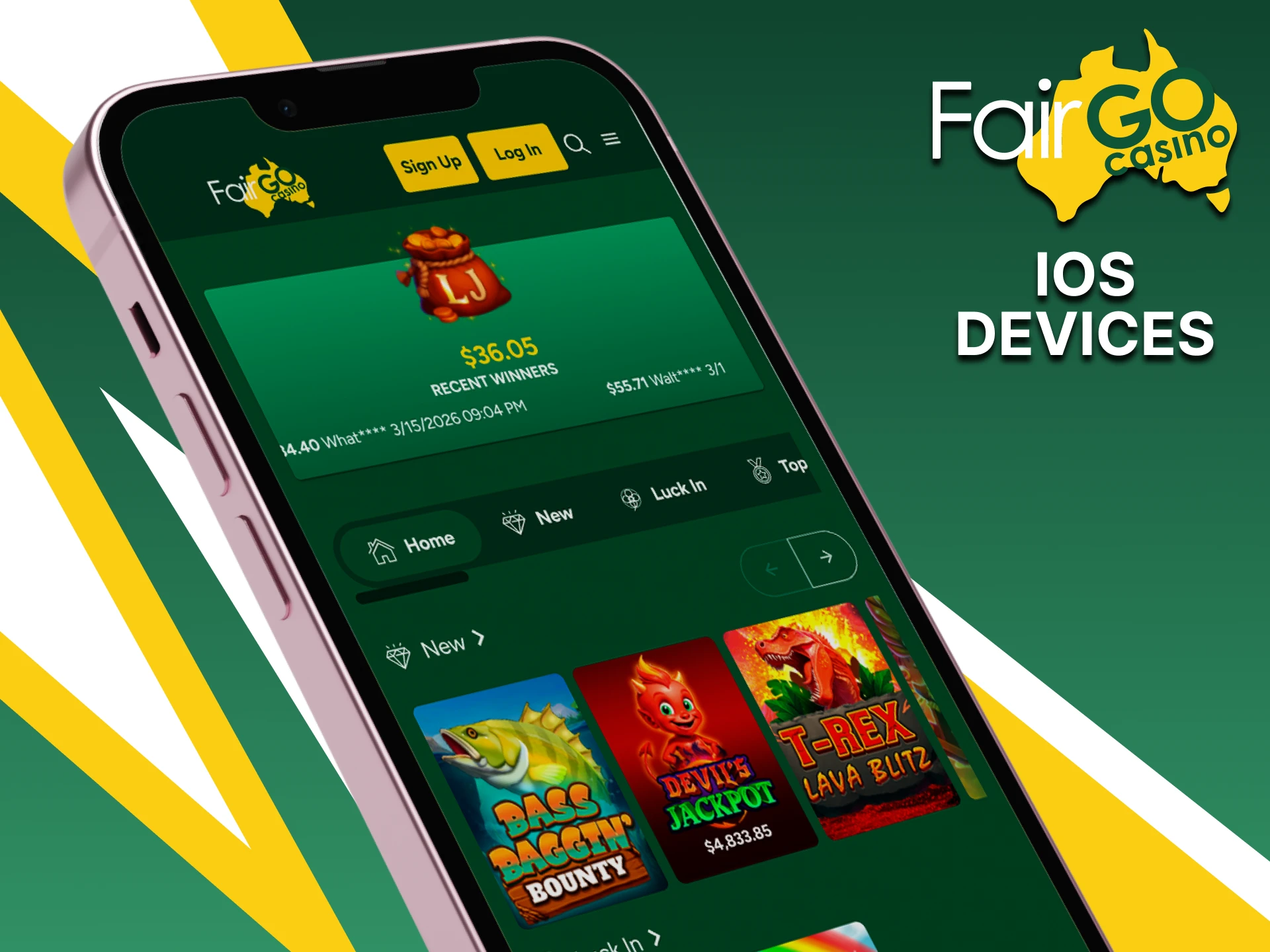 For iOS devices, you can download the Fairgo app.