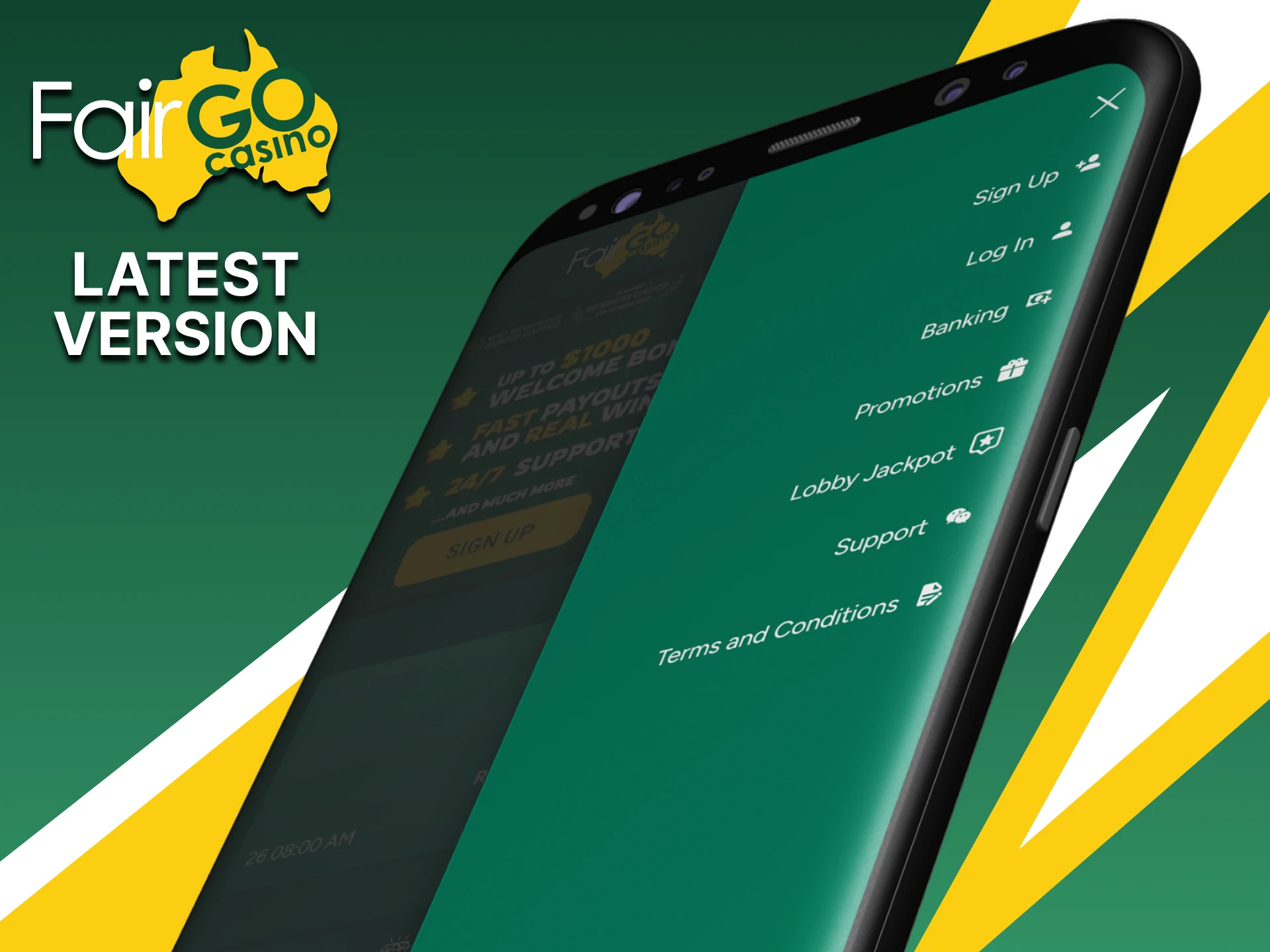Don't forget to update your Fairgo app to the latest version.