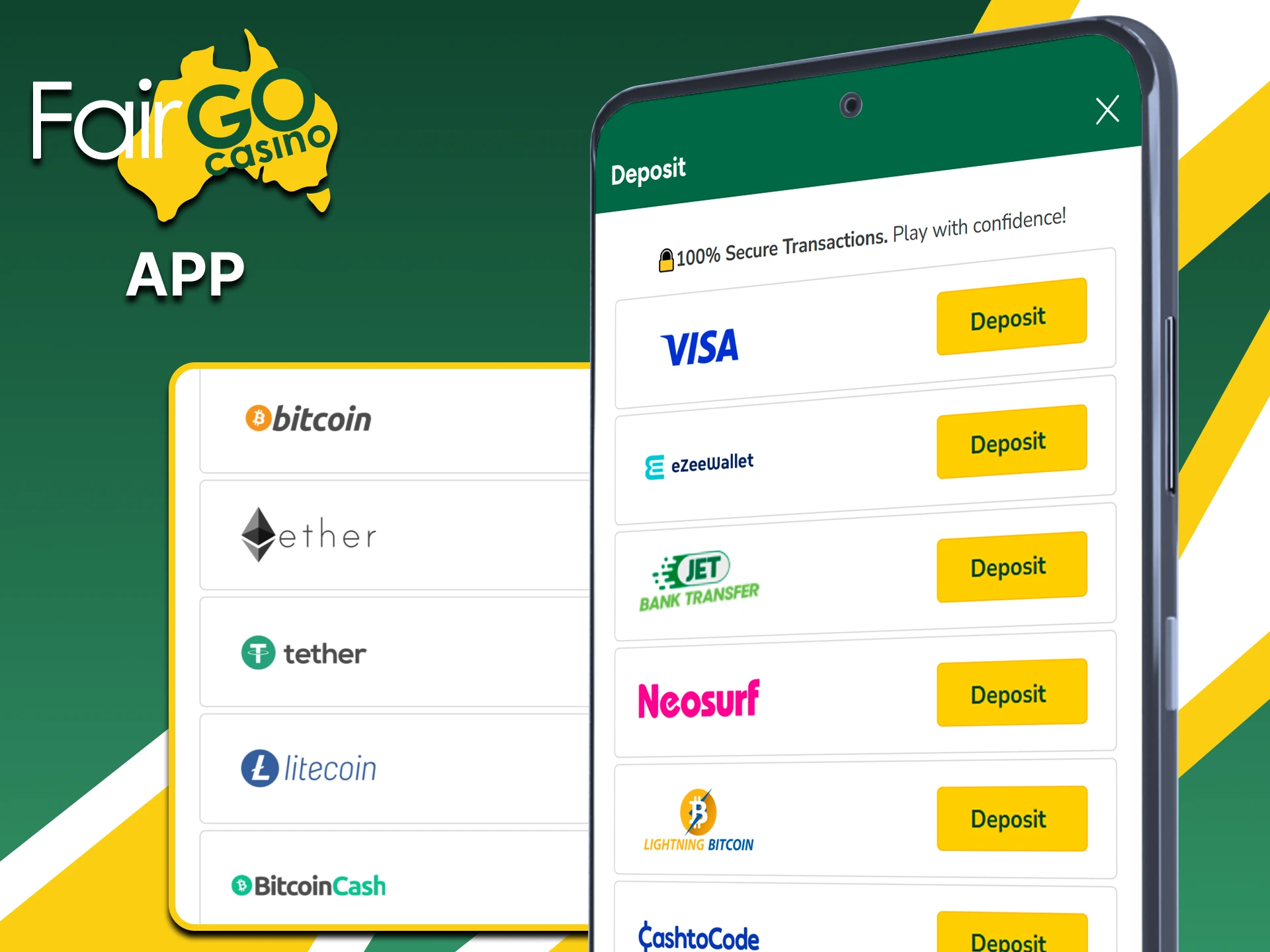 You can top up your deposit using the Fairgo app.