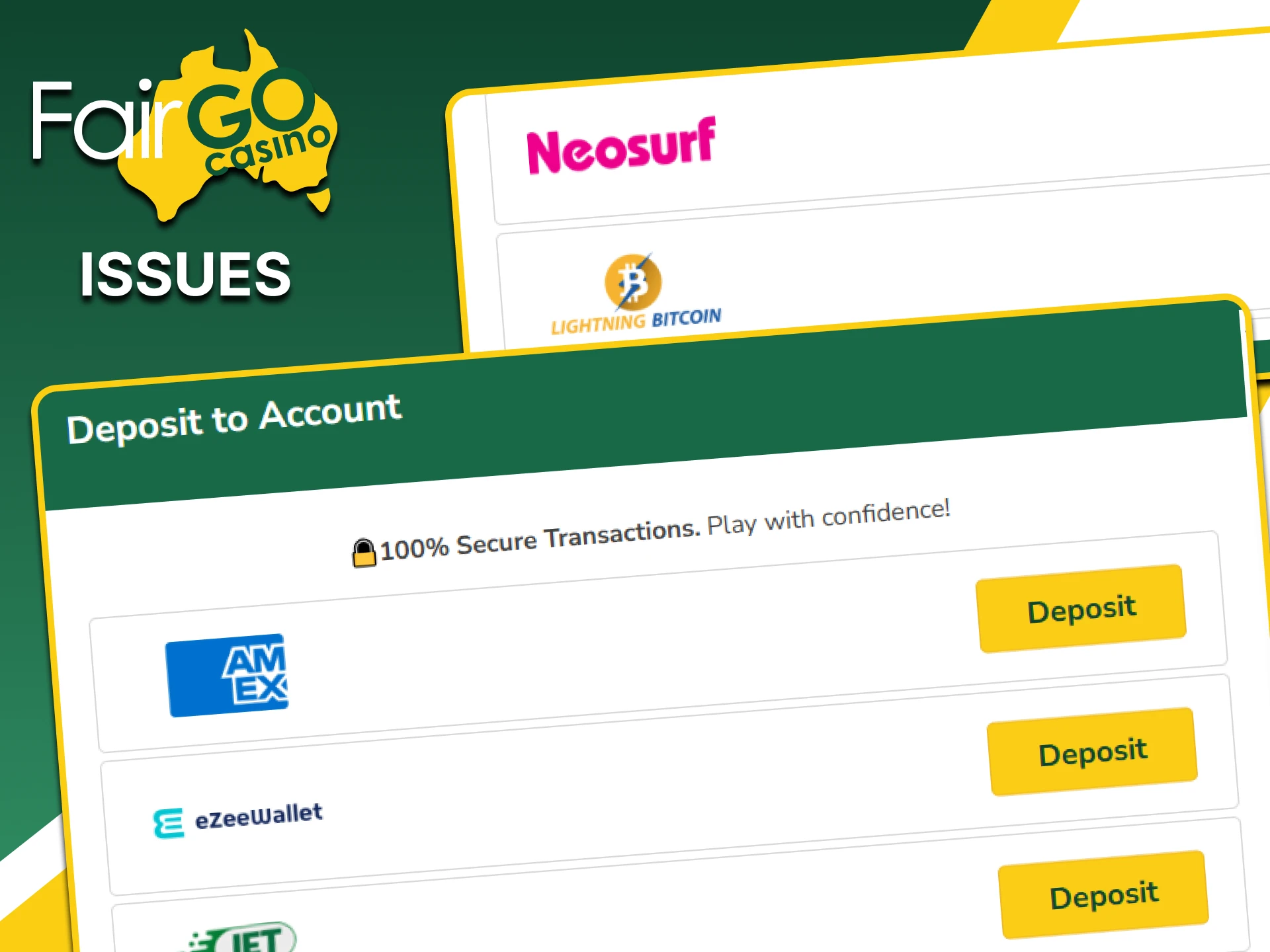 We'll tell you how to avoid problems with your deposit on Fairgo.