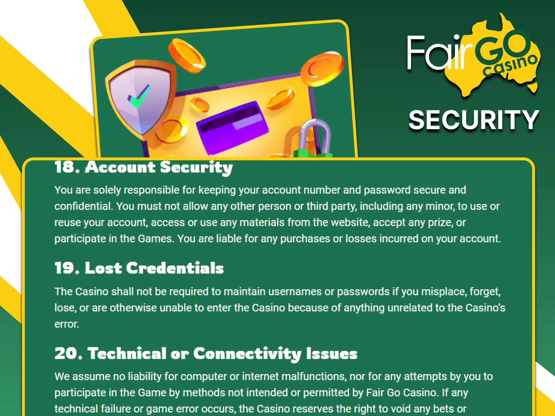 Fairgo's website security is top notch.
