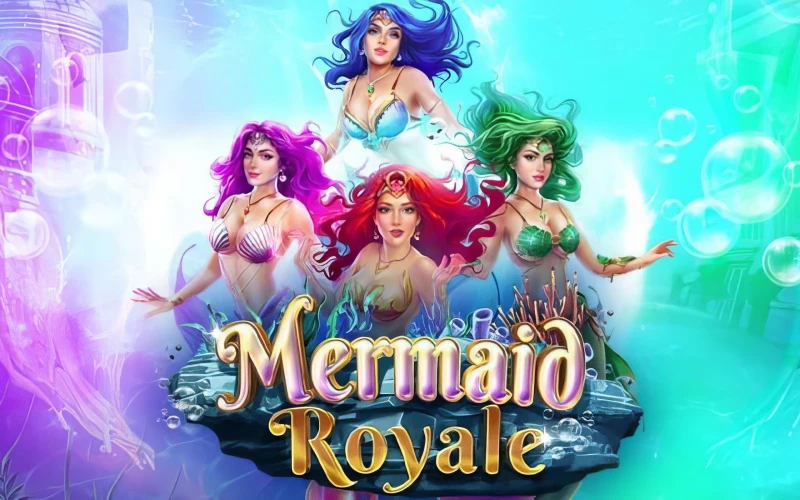 Underwater themed pokie with royal bonus symbols and spins.