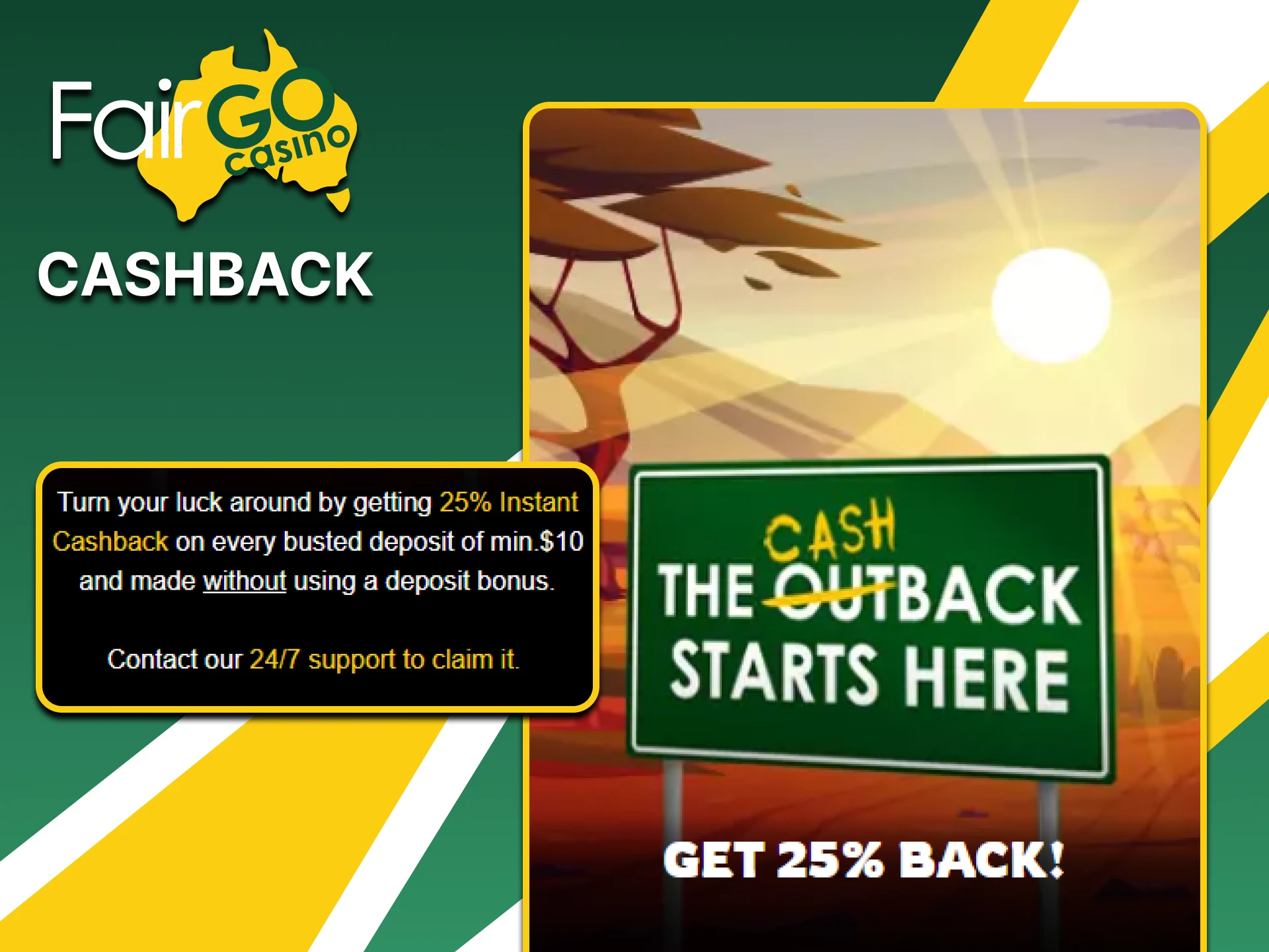 Register and receive cashback from Fairgo.