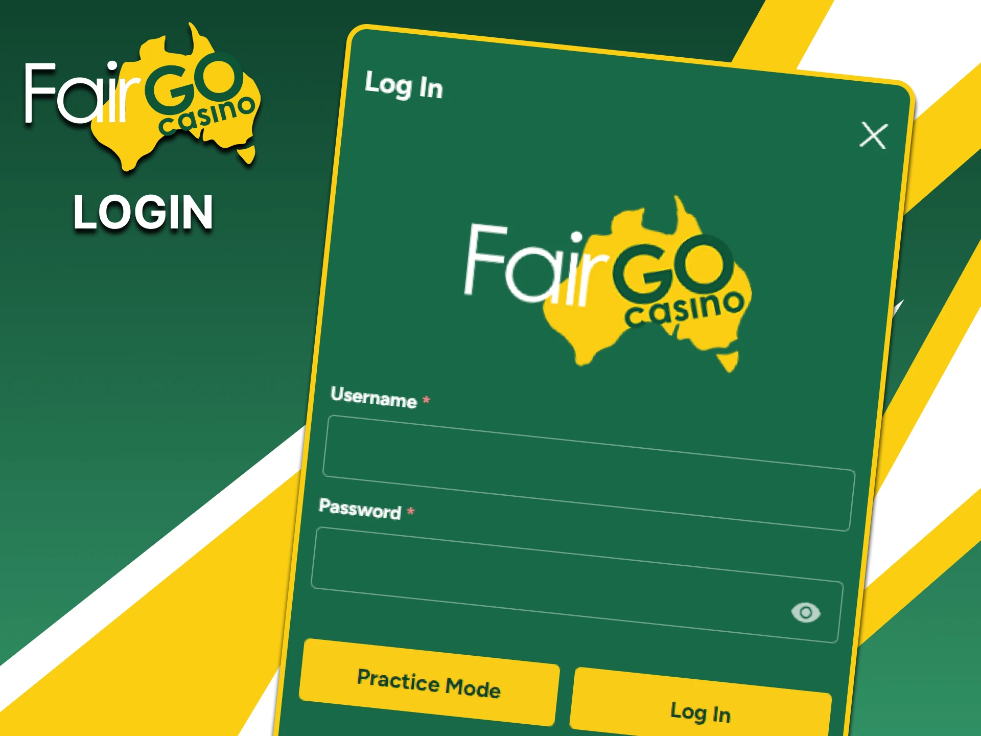 We'll show you how to log into your Fairgo account.